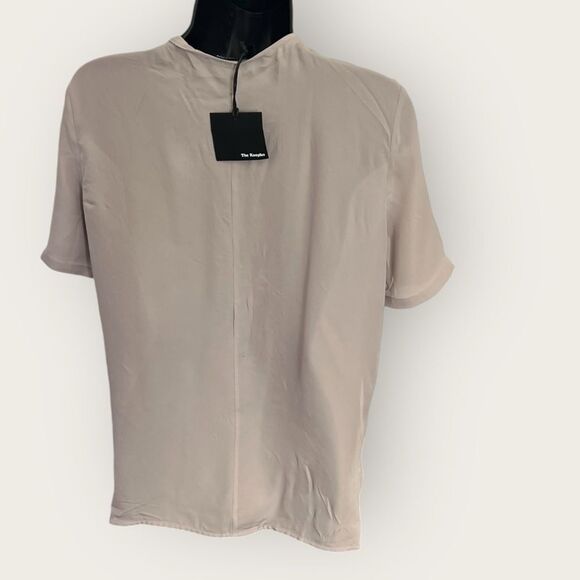 The KOOPLES Gray silk blouse size Large NWT - Picture 5 of 7